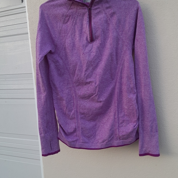 Athleta Activewear Top Long Sleeve Half Zip M - Picture 2 of 8